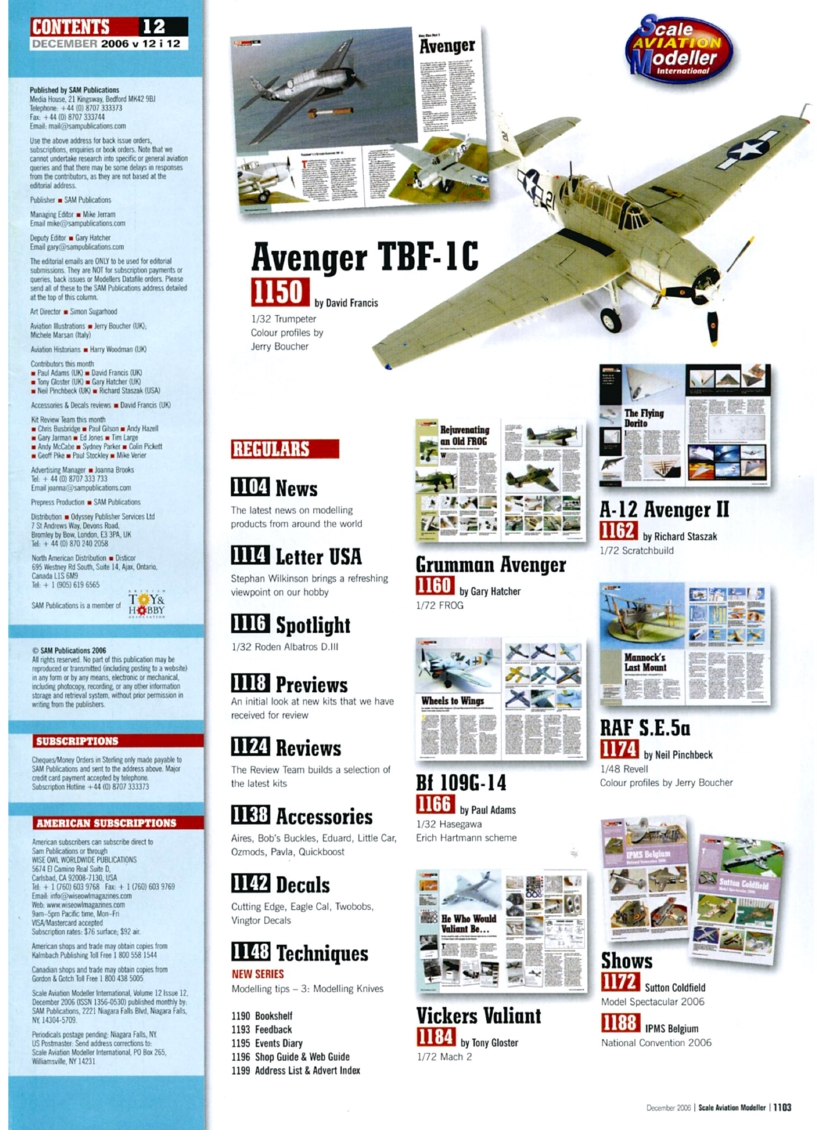 Scale Aviation Modeller International 2006-12